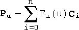 Spline equation